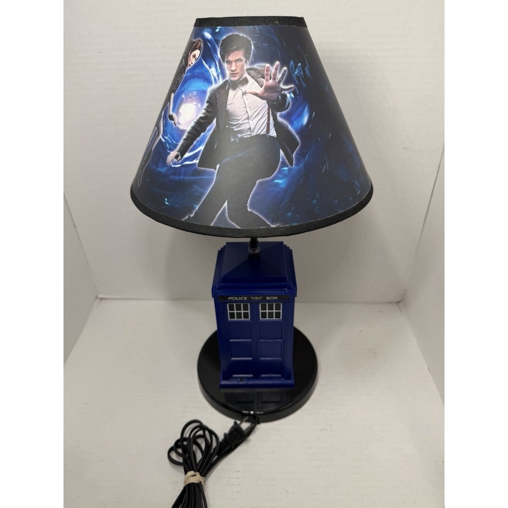 Doctor Who Tardis Desk /Table Lamp, Makes Sounds, Light works Rabbit Tanaka 2009